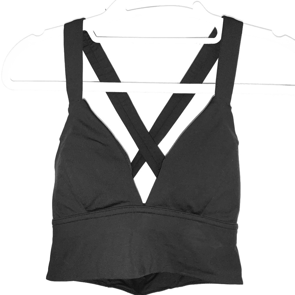 New W/O Tags, Rare Black Sports bra